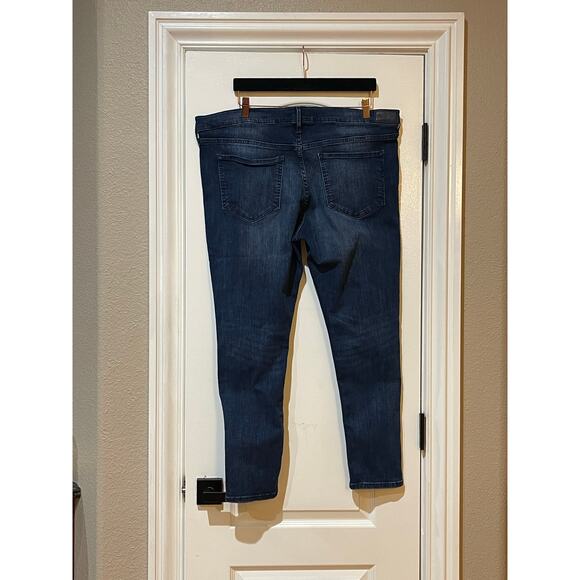 NWT EXPRESS Denim Jeans Mid Rise Stretch Legging 18S Blue - Picture 6 of 11